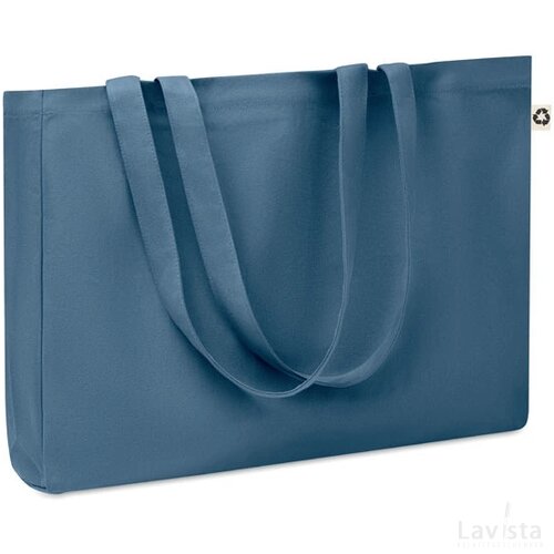 Gerecyclede tas 280 gr/m² Respect coloured blauw