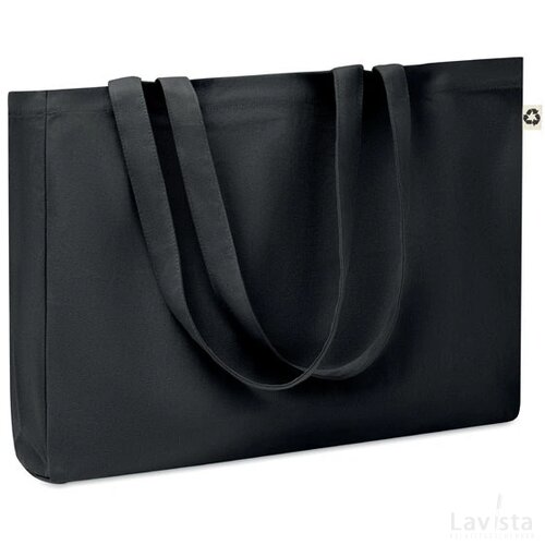Gerecyclede tas 280 gr/m² Respect coloured zwart