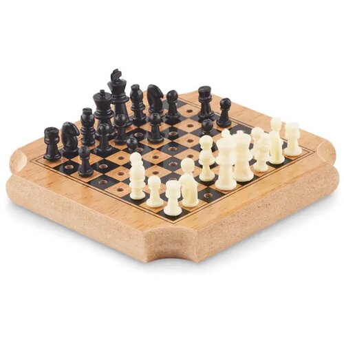 Set onderzetters met spelletjes Bruin