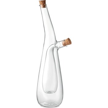 Olie en azijnstel van glas Barretin transparant