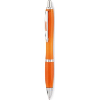 Rpet balpen Rio rpet transparant oranje