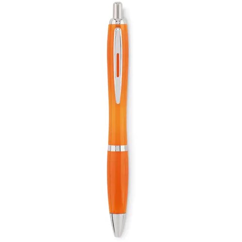 Rpet balpen Rio rpet transparant oranje