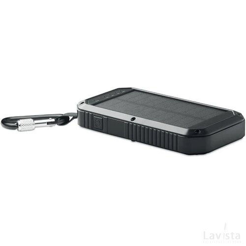 Solar-oplader 8000 mah Powereight zwart