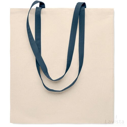 Katoenen tas, 140 gr/m² Zevra blauw