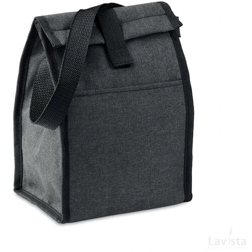 600d rpet koel lunchtas Bobe zwart