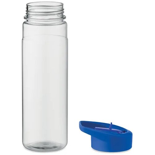 RPET waterfles met fliptop Kobaltblauw 650 ml