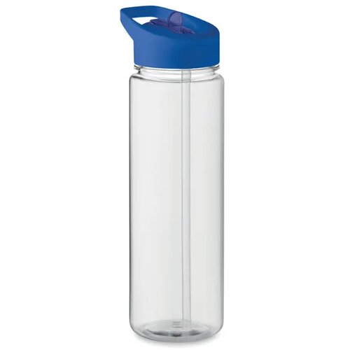 RPET waterfles met fliptop Kobaltblauw 650 ml