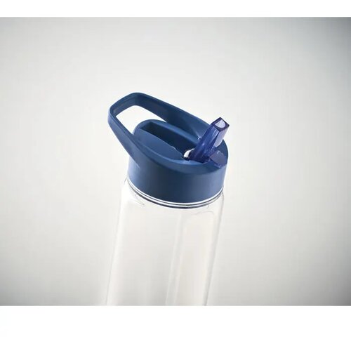 RPET waterfles met fliptop Kobaltblauw 650 ml
