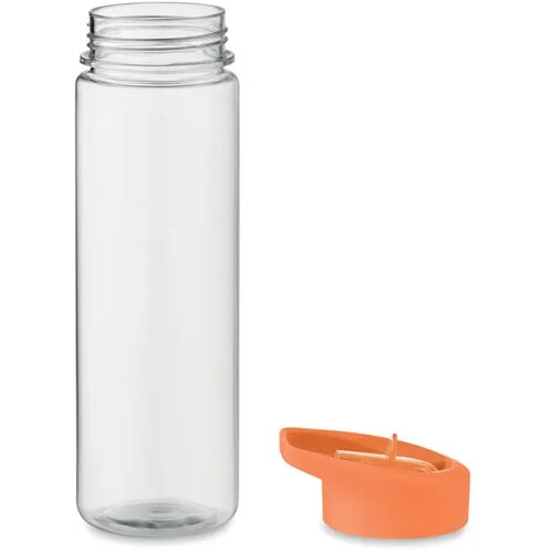 RPET waterfles met fliptop Oranje 650 ml