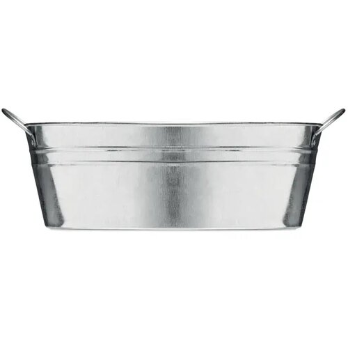 Zinken kuipje met 3 kruidenzaadjes Zilver