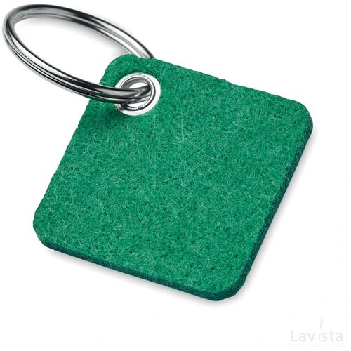 Rpet vilten sleutelhanger Aukio groen