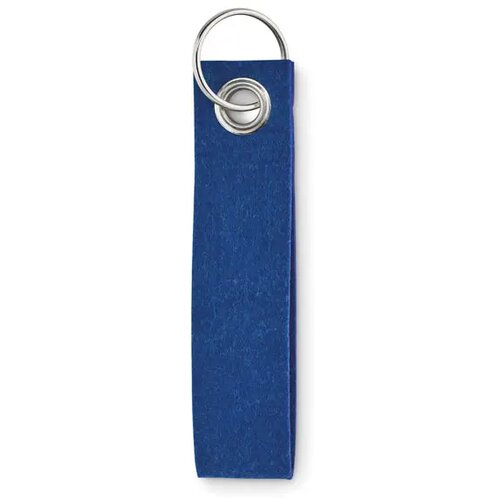 Rpet vilten sleutelhanger Suora royal blauw