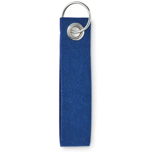 Rpet vilten sleutelhanger Suora royal blauw