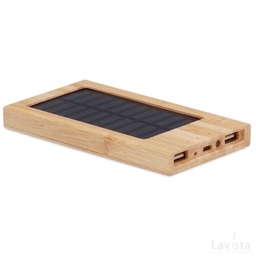 Solar powerbank 4000 mah Arena solar hout