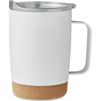 Dubbelwandige drinkbeker 300ml Ruby wit