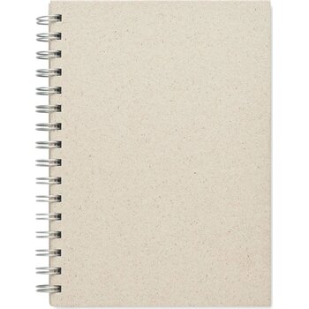 A5 notitieboek graspapier Grass book beige