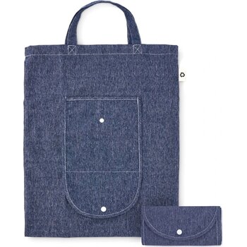 Opvouwbare tas 140 gr/m² Duofold blauw