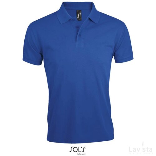 Prime heren polo 200g Prime men koningsblauw