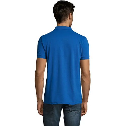 Prime heren polo 200g Prime men koningsblauw