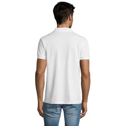 Prime heren polo 200g Prime men wit