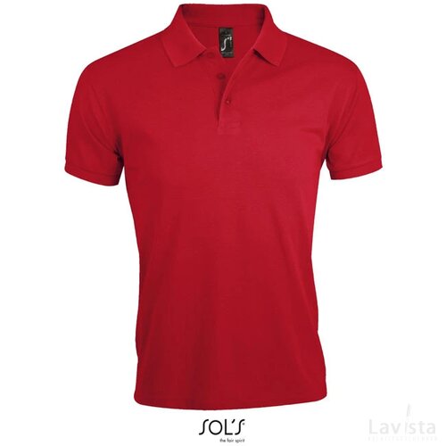 Prime heren polo 200g Prime men rood
