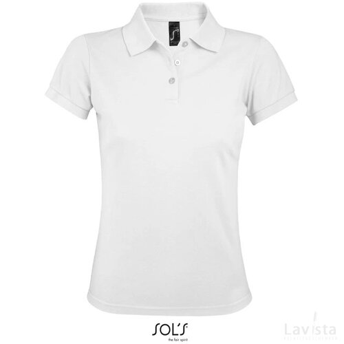 Prime dames polo200g Prime women wit