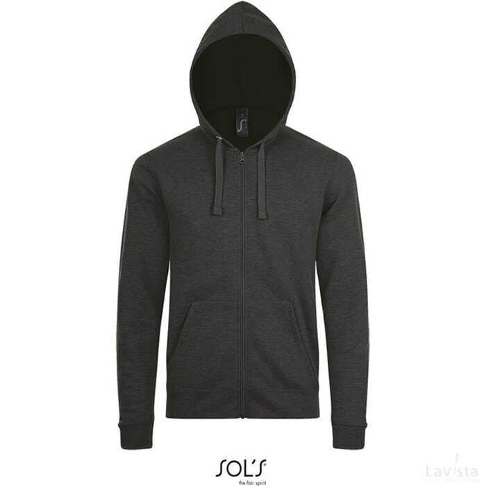 Stone unisex hoodie 260g Stone charcoal melange