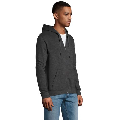 Stone unisex hoodie 260g Stone charcoal melange