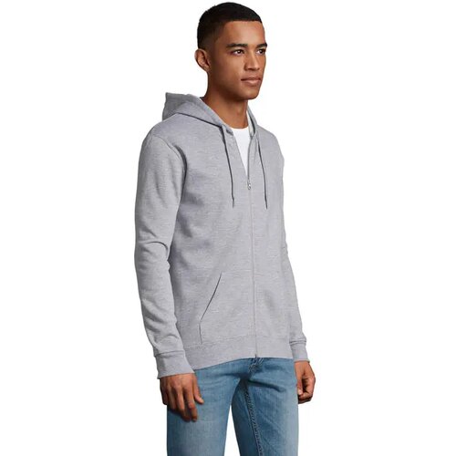 Stone unisex hoodie 260g Stone grey melange