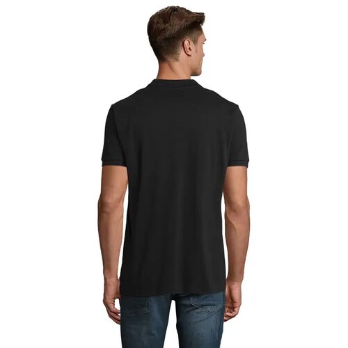 Planet heren polo 170g Planet men zwart