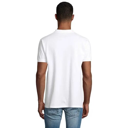 Planet heren polo 170g Planet men wit