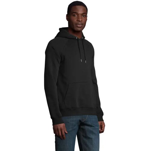 Stellar hood sweater 280g Stellar zwart