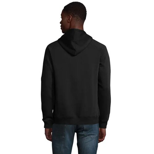 Stellar hood sweater 280g Stellar zwart