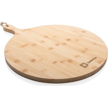 Ukiyo bamboe serveerplank rond bruin
