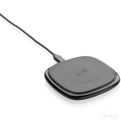 Philips 10W Qi draadloze oplader zwart