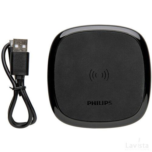 Philips 10W Qi draadloze oplader zwart
