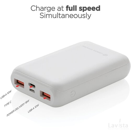 Urban Vitamin Alameda 10.000 mAh 18W PD powerbank wit