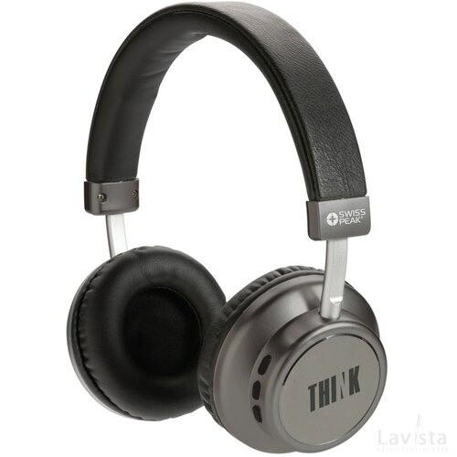 Swiss Peak draadloze hoofdtelefoon V3 grijs, zwart