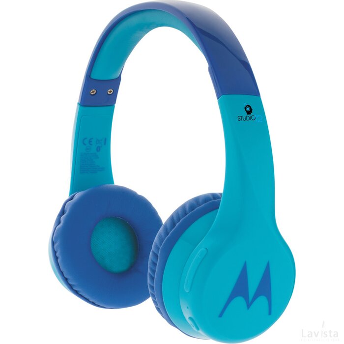 Motorola JR 300 kids wireless safety hoofdtelefoon blauw