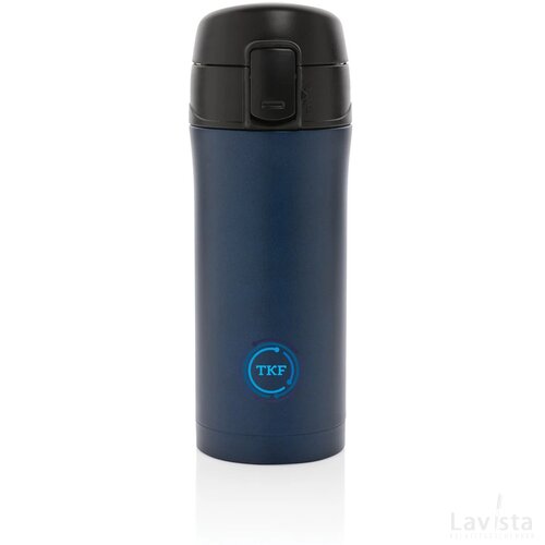 Metallic easy lock lekvrije vacuüm mok blauw