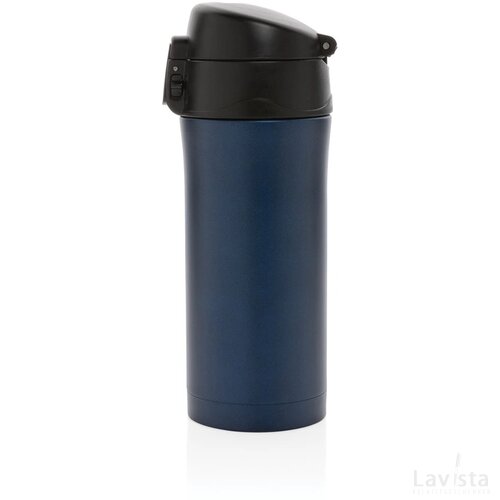 Metallic easy lock lekvrije vacuüm mok blauw