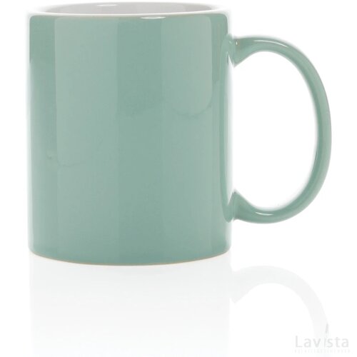 Keramische classic mok 350 ml groen