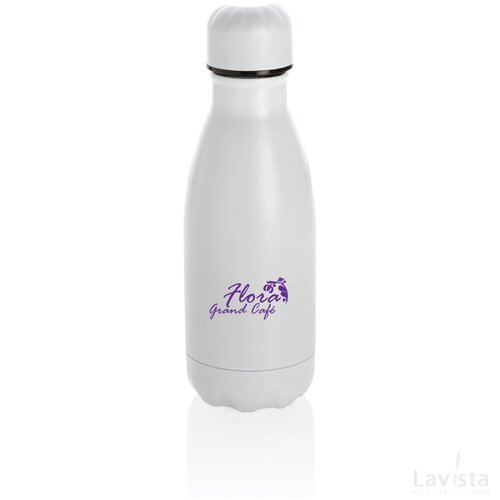 Unikleur vacuum roestvrijstalen fles 260ml wit