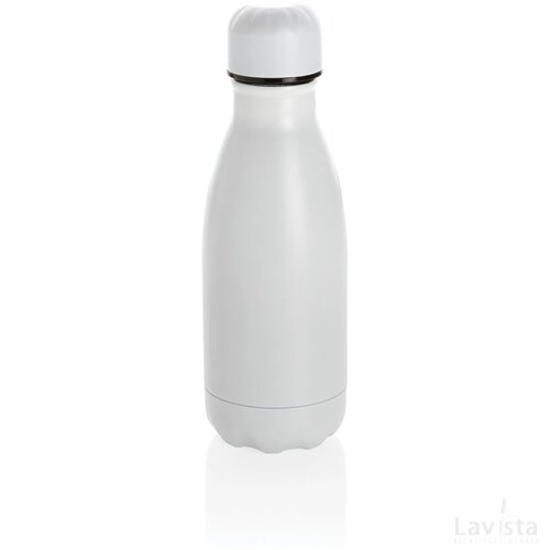 Unikleur vacuum roestvrijstalen fles 260ml wit