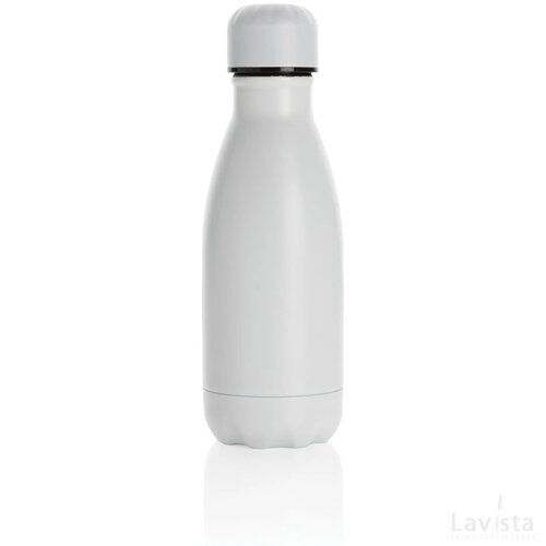 Unikleur vacuum roestvrijstalen fles 260ml wit