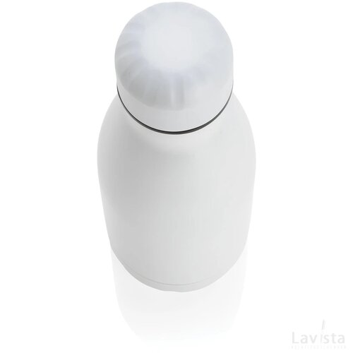Unikleur vacuum roestvrijstalen fles 260ml wit