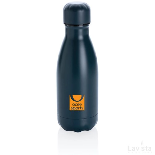 Unikleur vacuum roestvrijstalen fles 260ml blauw