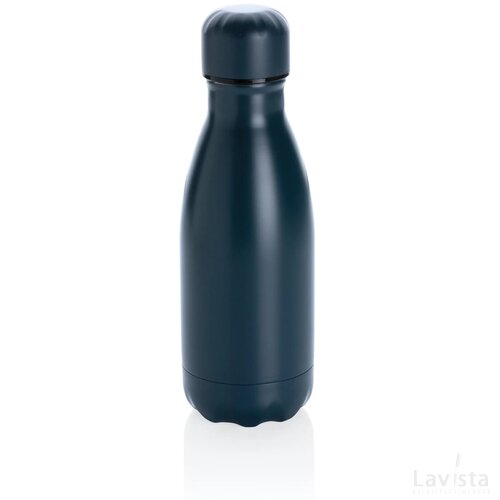 Unikleur vacuum roestvrijstalen fles 260ml blauw