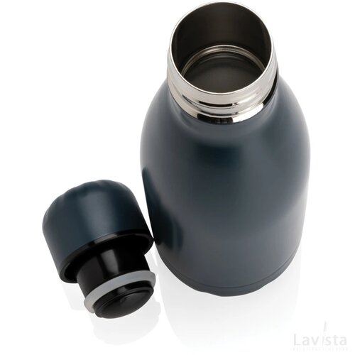 Unikleur vacuum roestvrijstalen fles 260ml blauw
