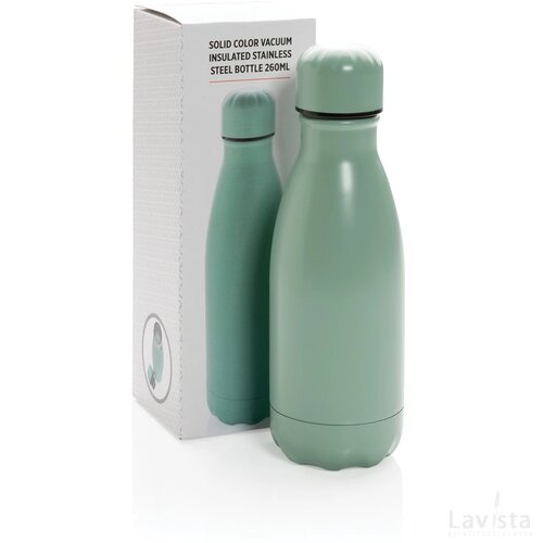 Unikleur vacuum roestvrijstalen fles 260ml groen